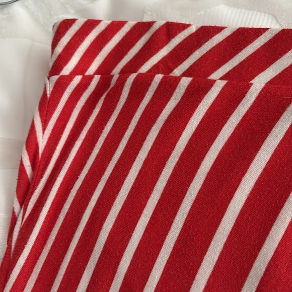 Lane Bryant Asymmetrical Red and White Striped Maxi Skirt. Size 14/16 - Picture 8 of 9